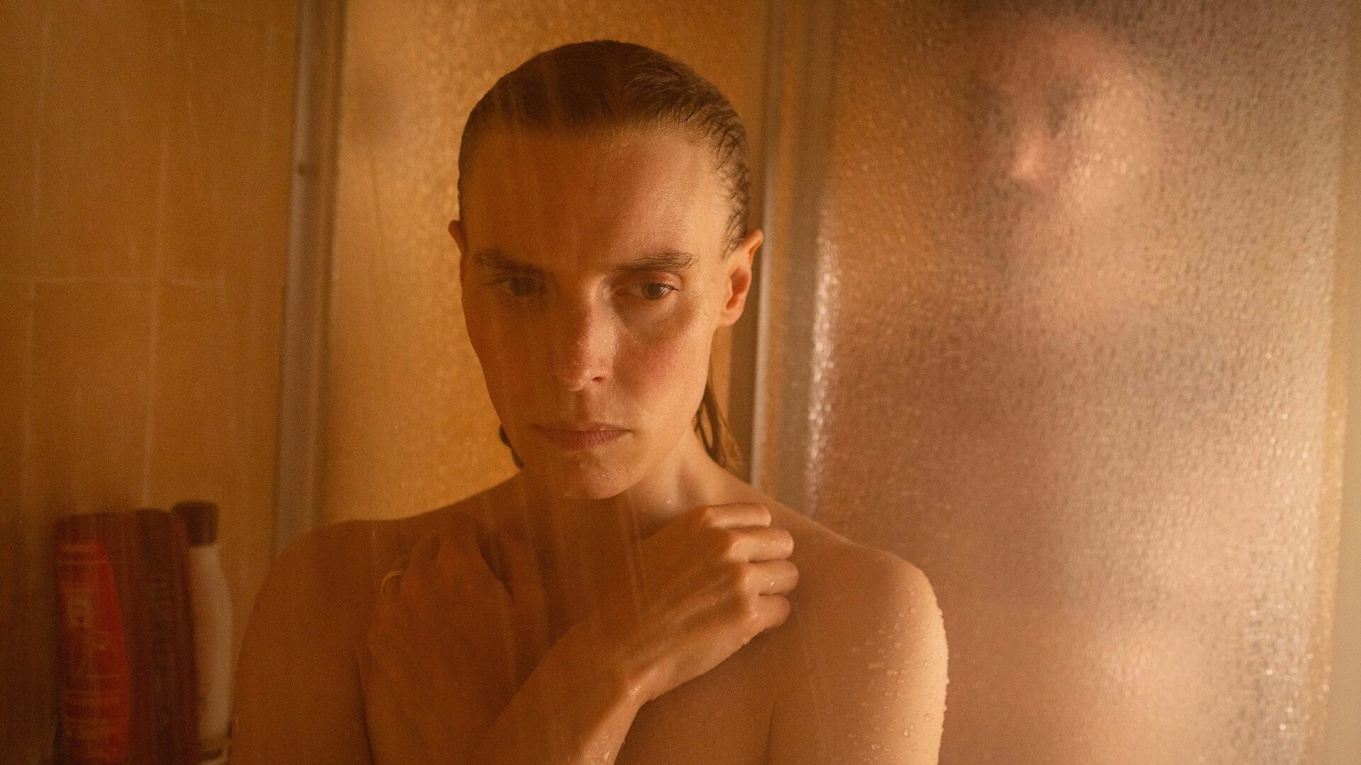 Um... there’s someone else in the bathroom.