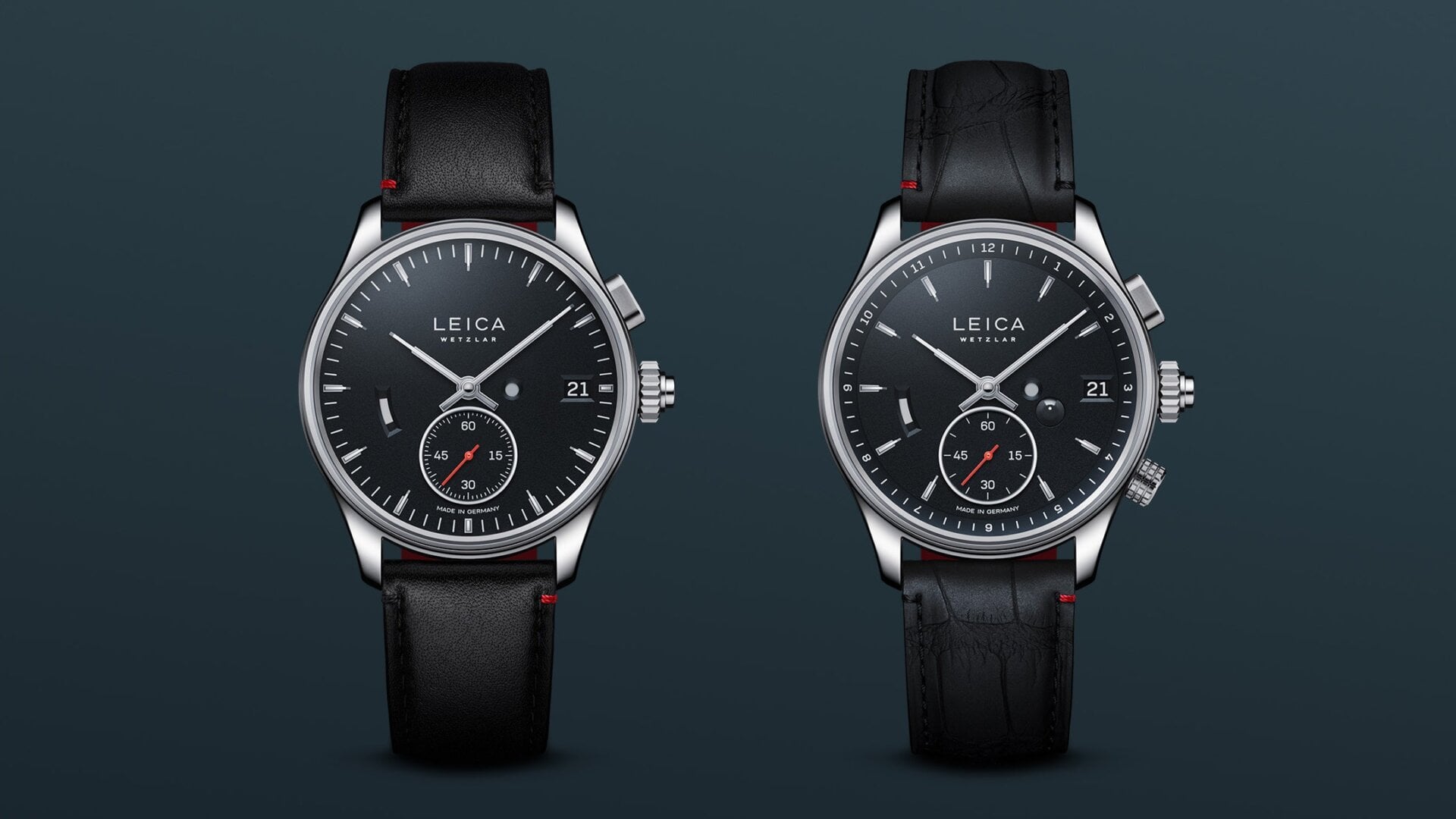 The Leica L1 (left) compared to the Leica L2 (right).