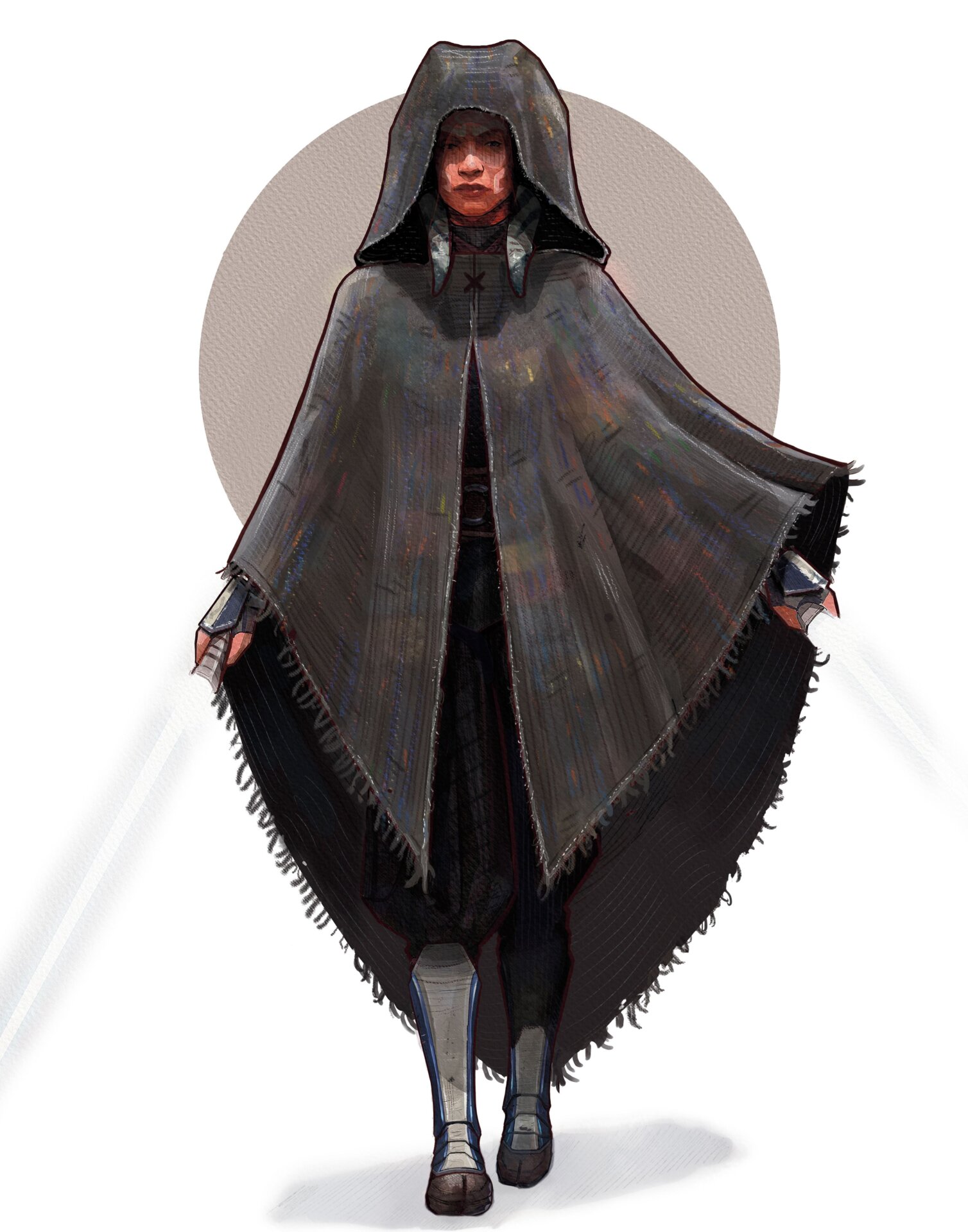 Art by Uwandi and Shawna Trpcic. From The Art of Star Wars: The Mandalorian (Season Two) courtesy of Lucasfilm