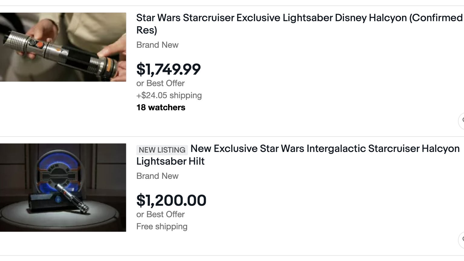 Screenshot: eBay/io9