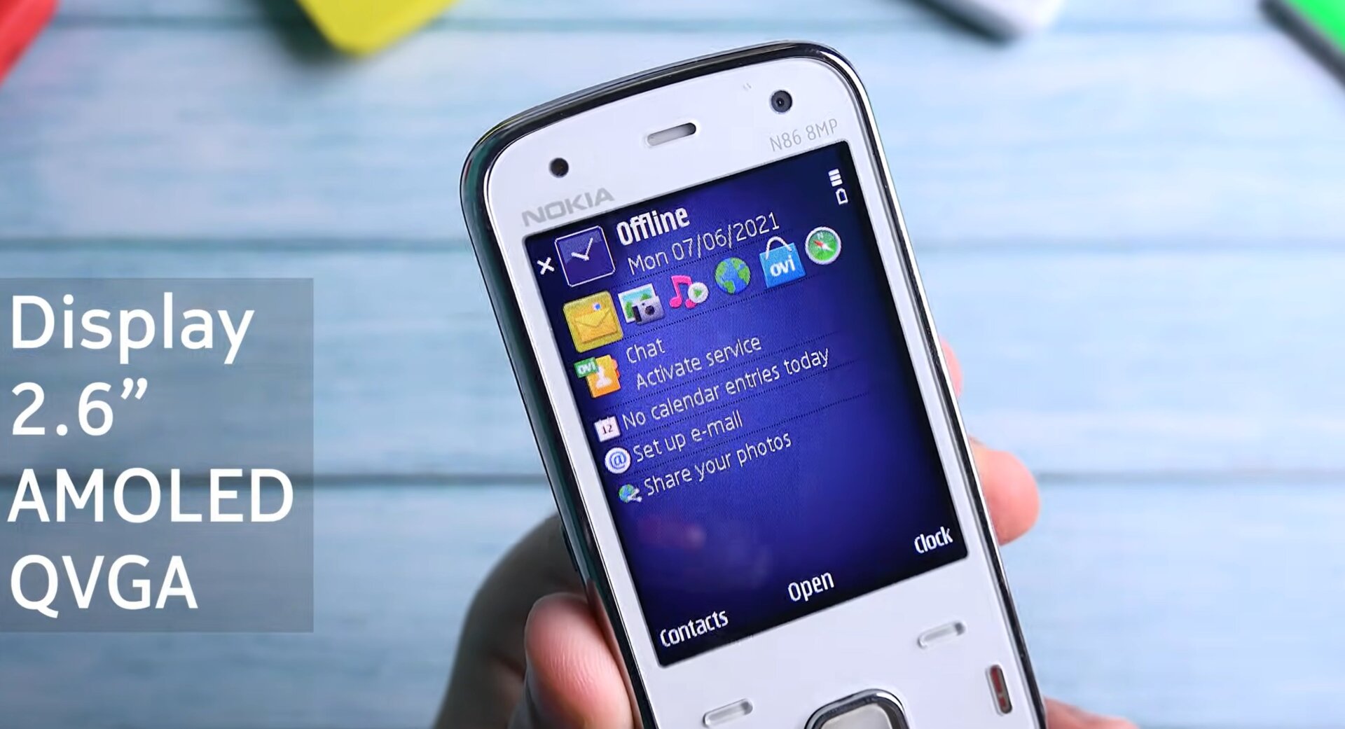 Shown in this image is the N86, the successor to the N85