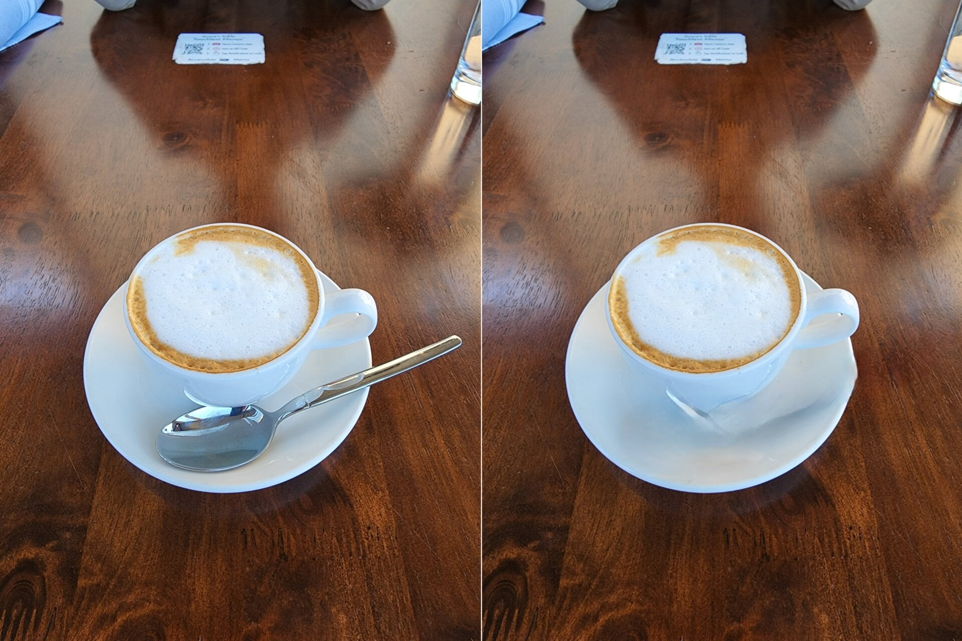 Now you see it (left), now you don’t (right). Samsung’s Object Eraser is good, but it could be better. 