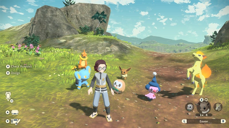 An early rendition of one of my teams in Legends Arceus.