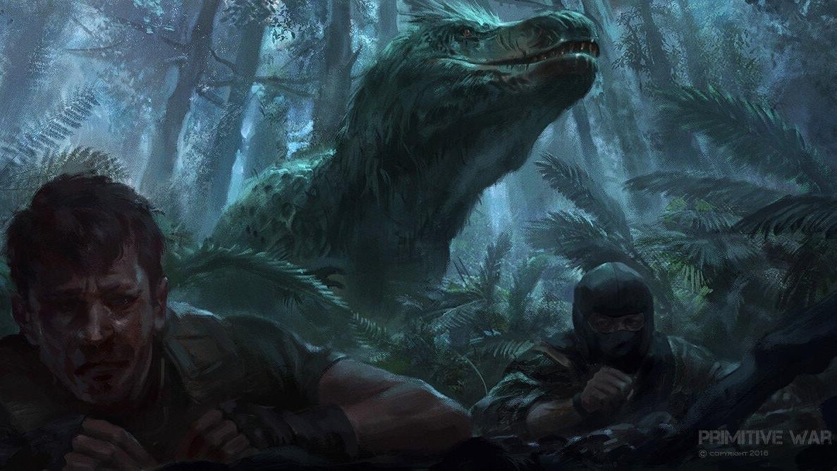 Concept art from the Primitive War novels by Raph Lomotan.