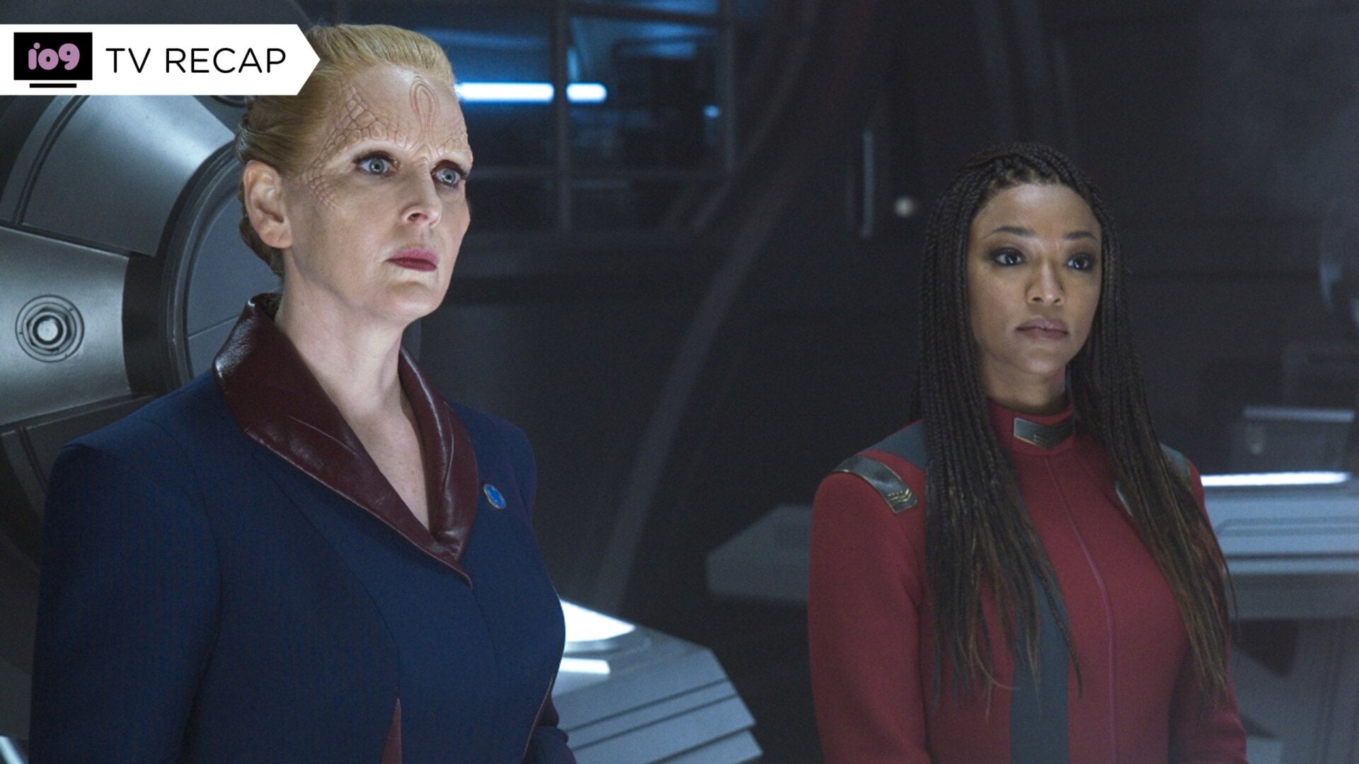 President Rillak and Michael Burnham have a lot of feelings.