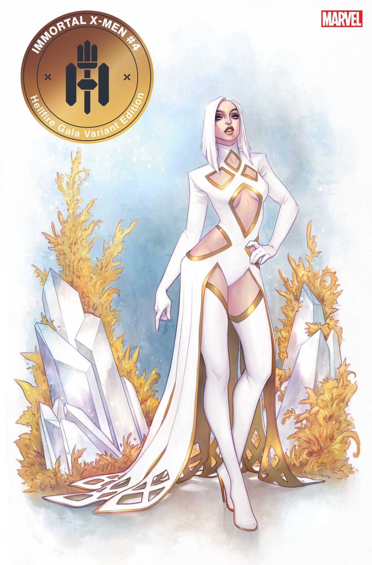 Immortal X-Men #4 Hellfire Gala variant cover by Meghan Hetrick