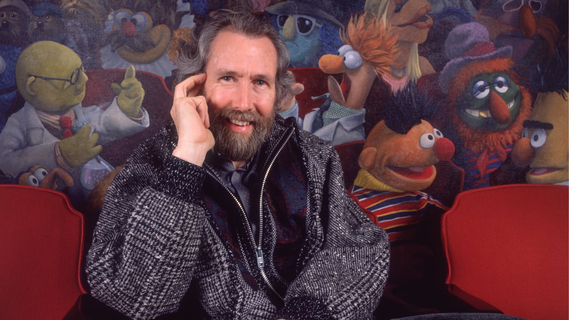 A 1986 photo of Jim Henson