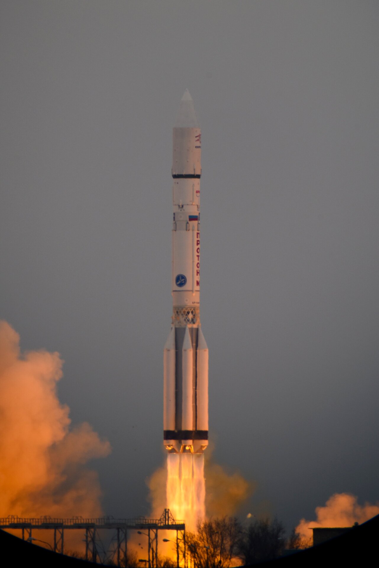 A Roscosmos Proton rocket launches for Mars in 2016.