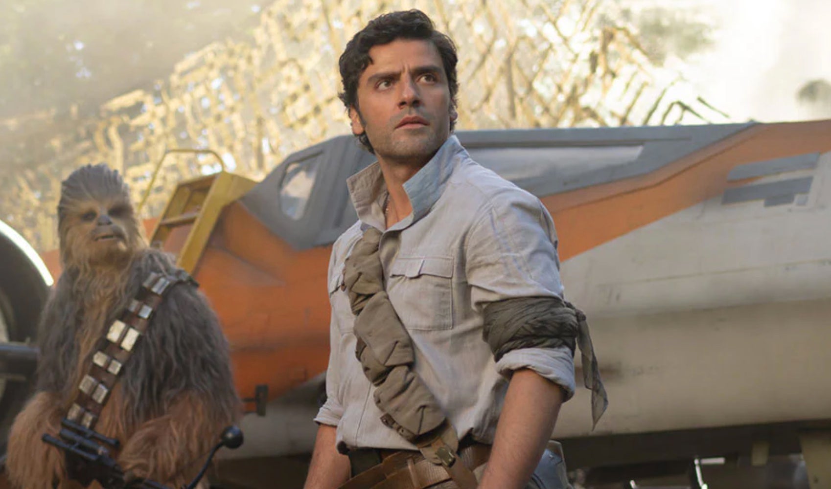 Oscar Isaac in Star Wars.