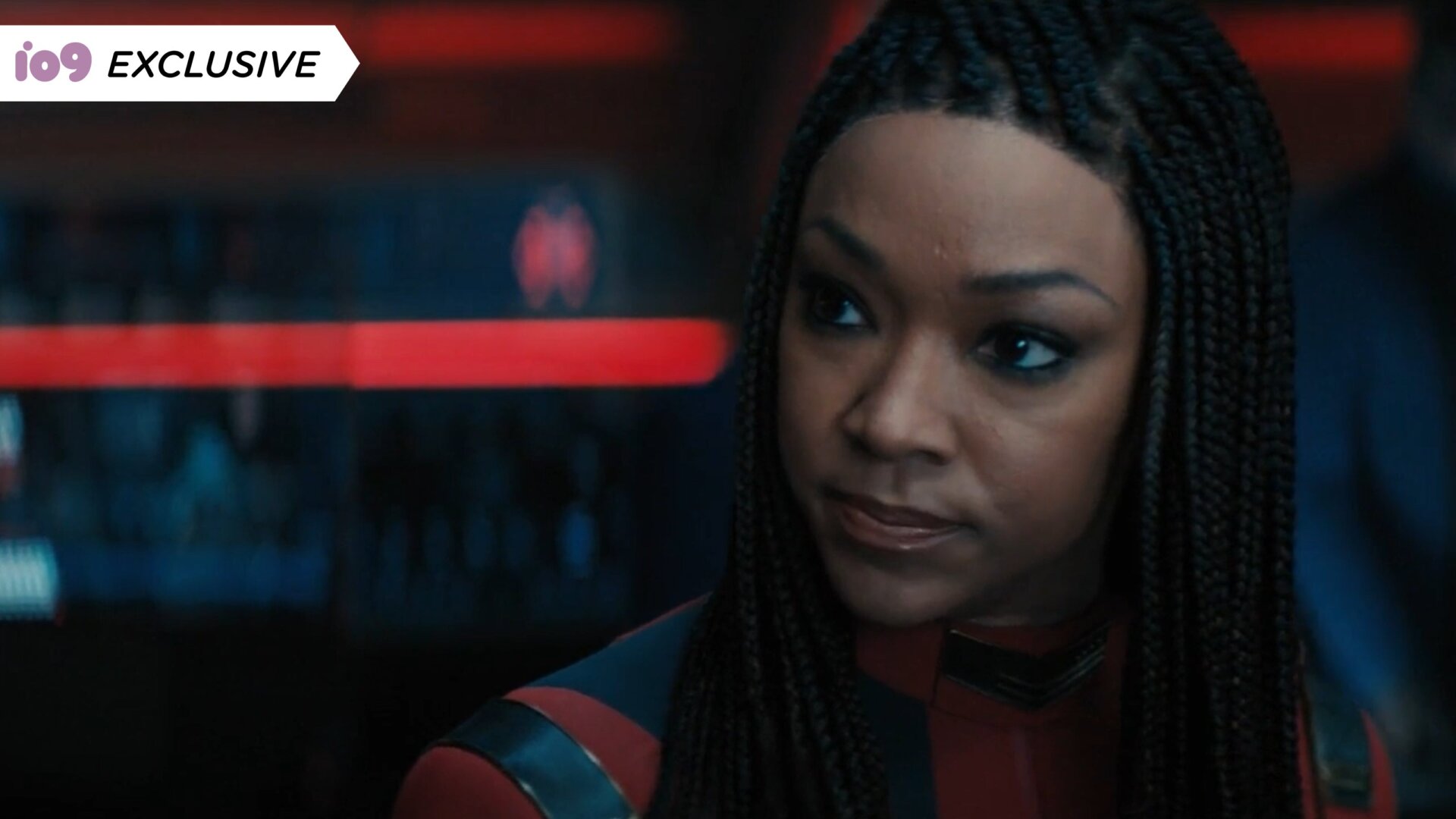 Michael puts on her game face.