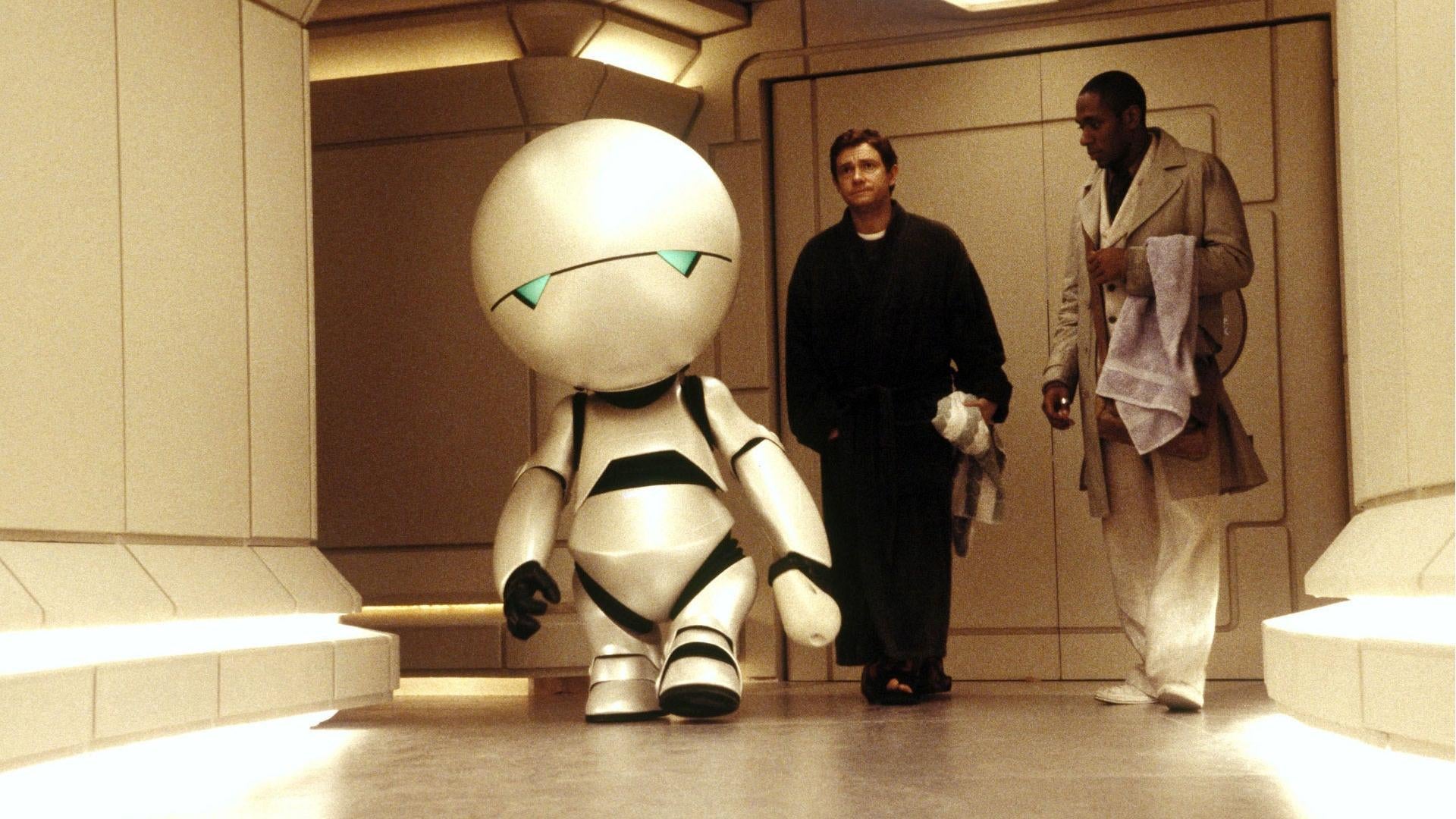 Marvin, Martin, and Mos in Hitchhiker’s Guide to the Galaxy.