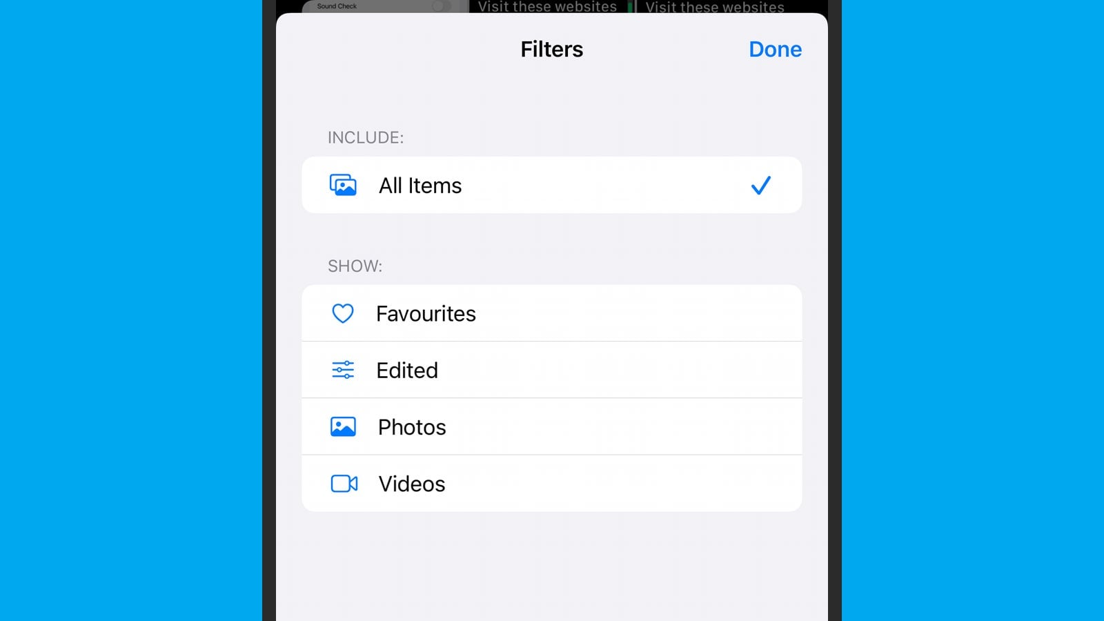 Filters can help you find what you’re looking for.