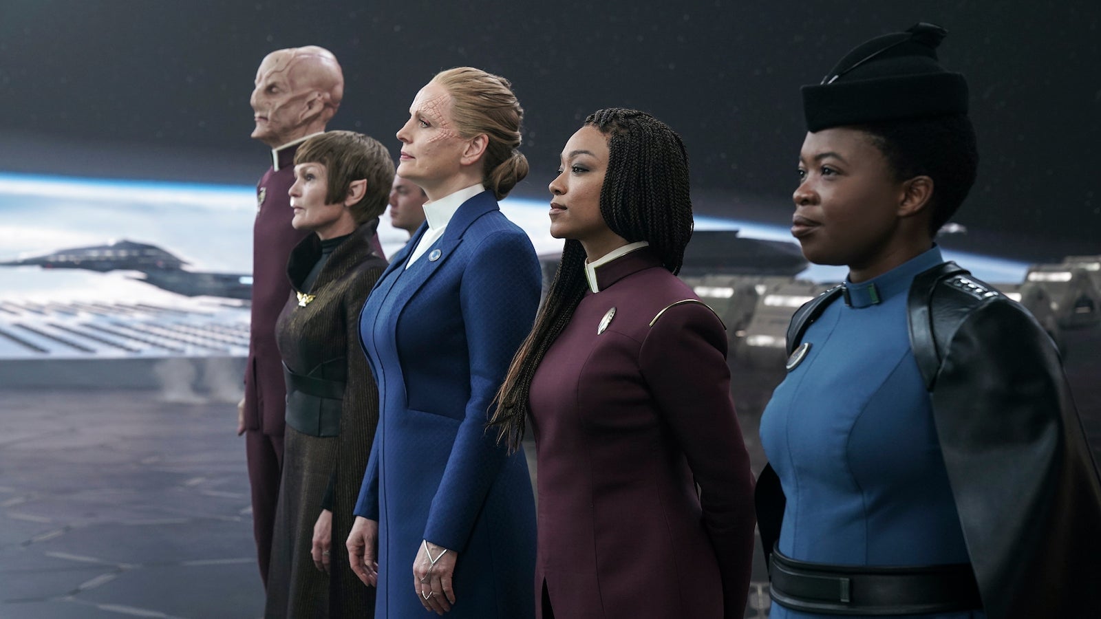 Discovery’s heroes await the arrival of a surprising face.
