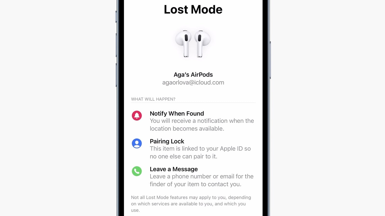 Tap into the Find My network.