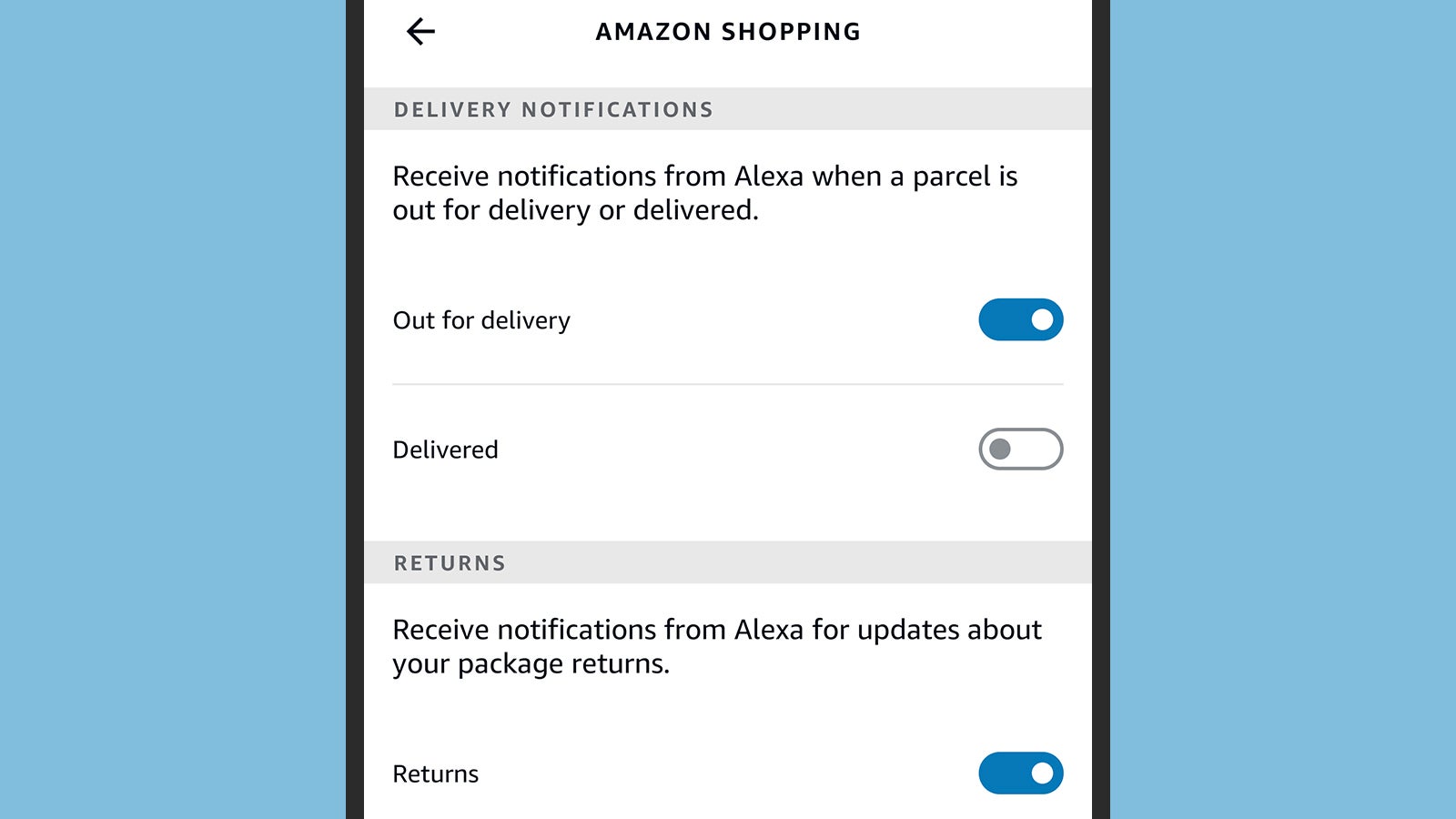 You can turn off some notifications in the Alexa app.