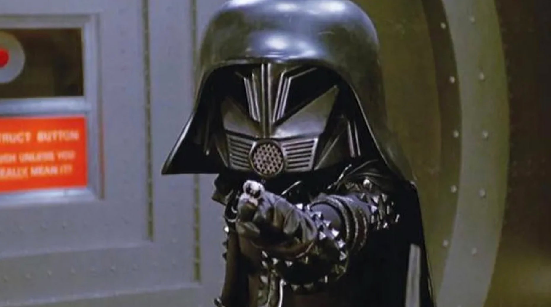 Darth Helmet in Spaceballs.