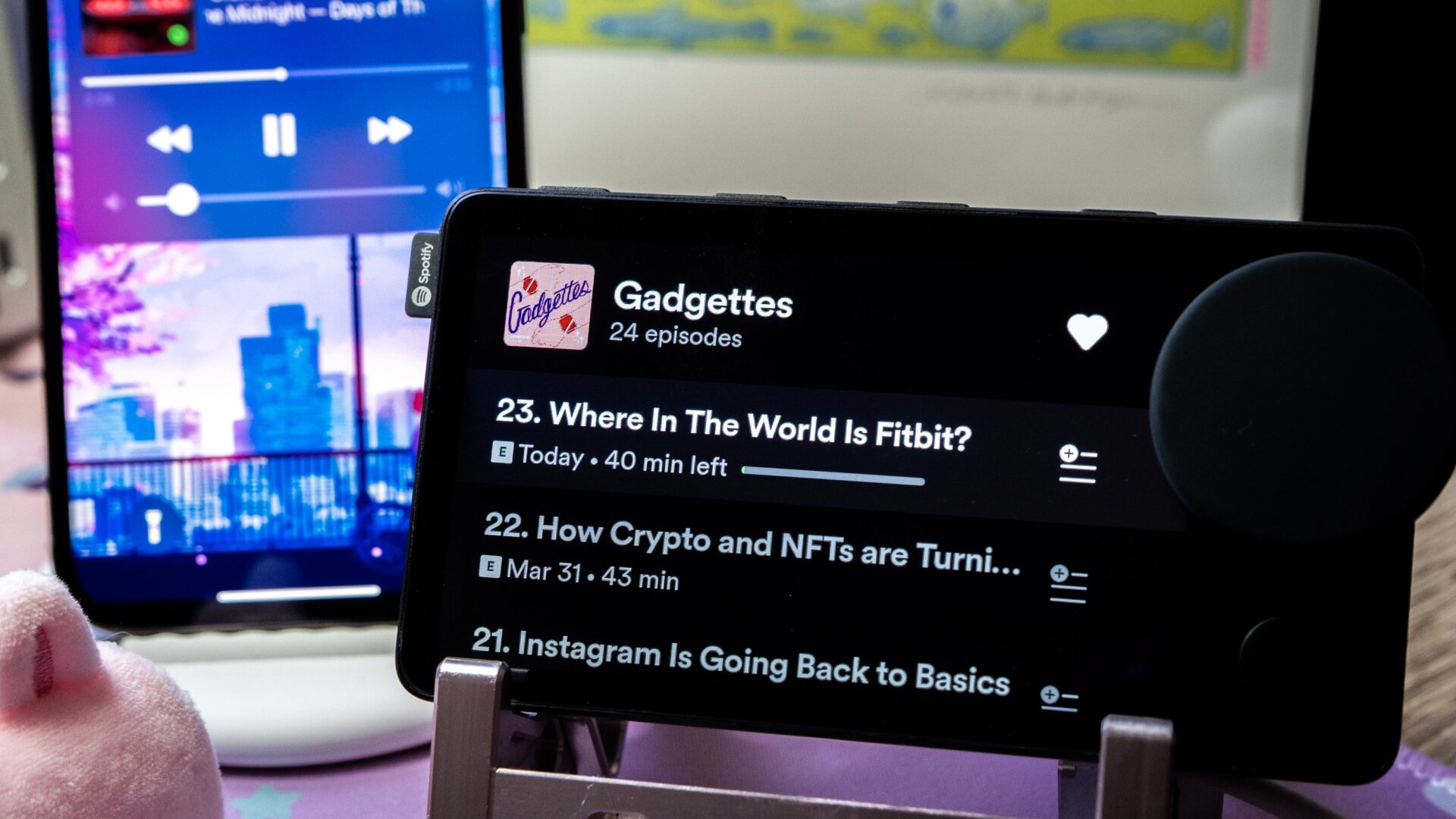 Queue up the next episode of Gadgettes on your Spotify Car Thing.