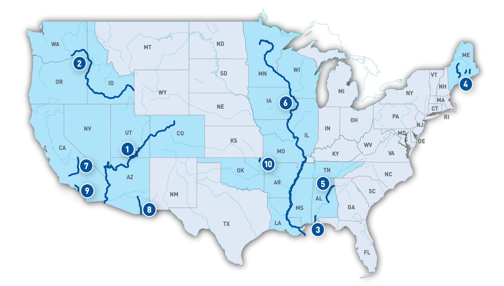 Top 10 endangered rivers in the U.S. 