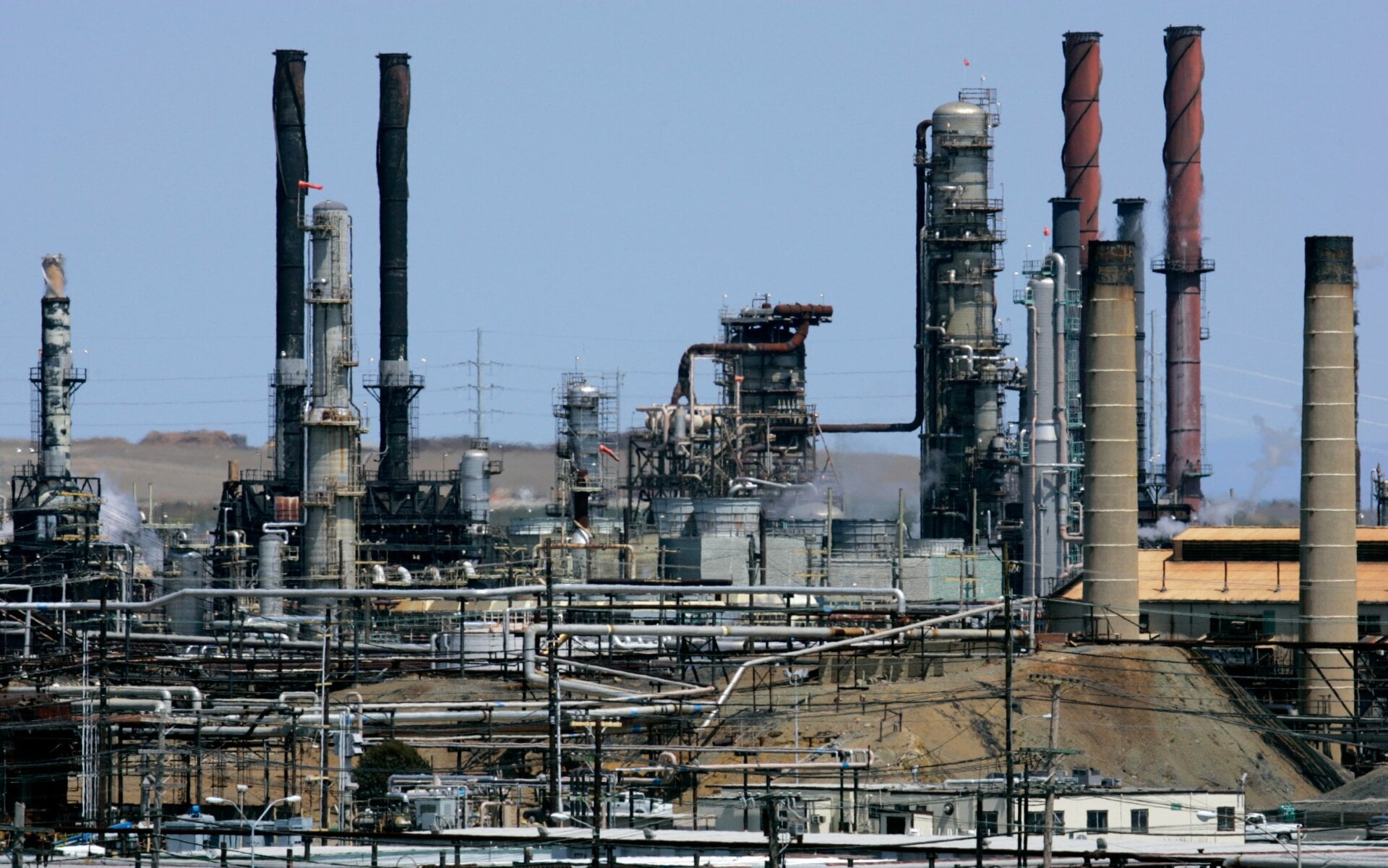 The Chevron refinery in Richmond, California. Isn’t profit beautiful?