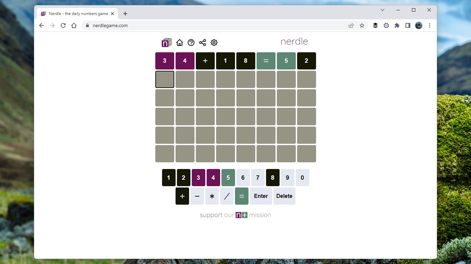 Nerdle swaps words for sums.