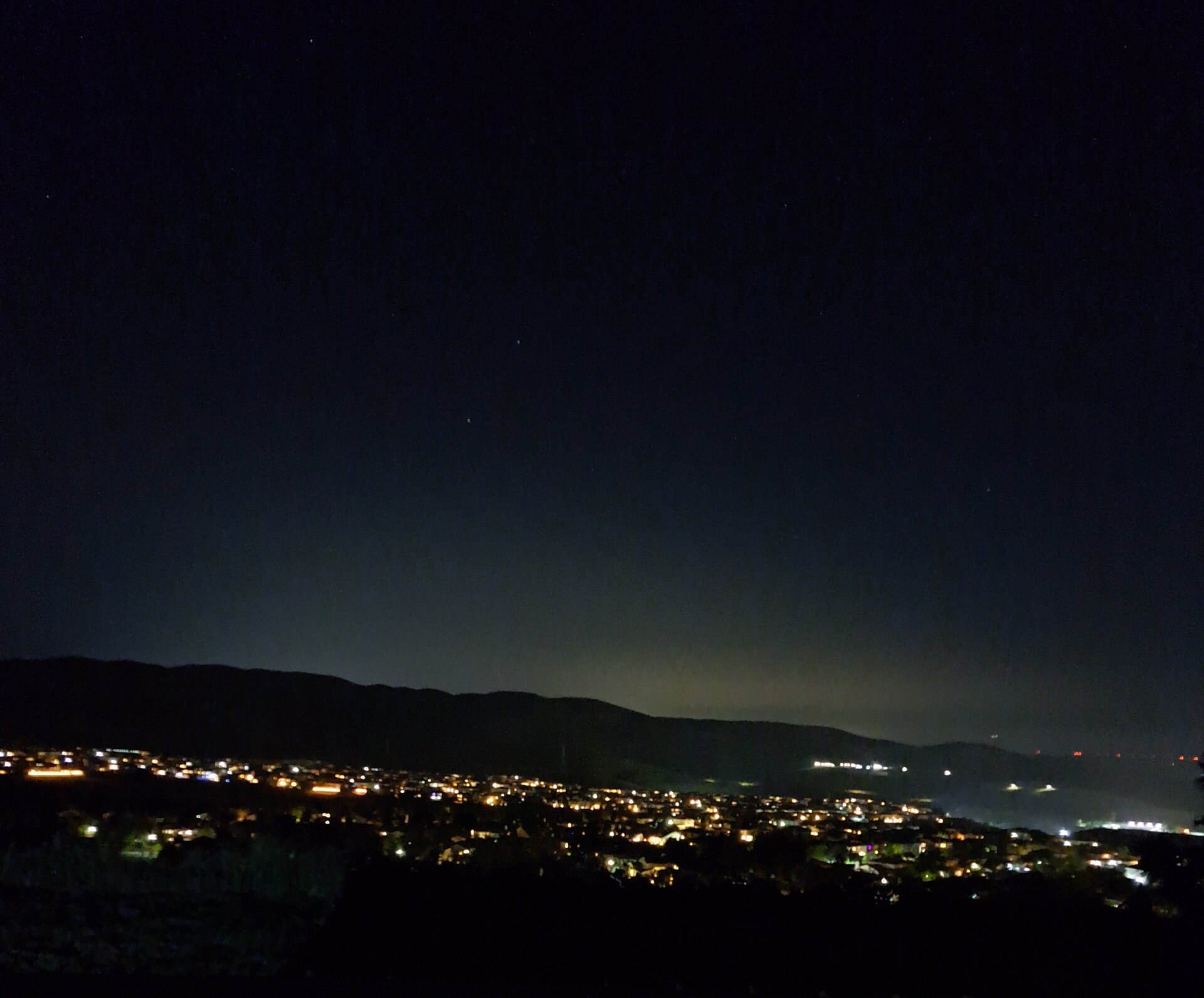 This landscape-style night shot taken with the Galaxy A53 is better than what I’ve taken with other mid-range smartphones, though it’s clearly at the low-end of the performance spectrum compared to a night shot taken with a flagship. 