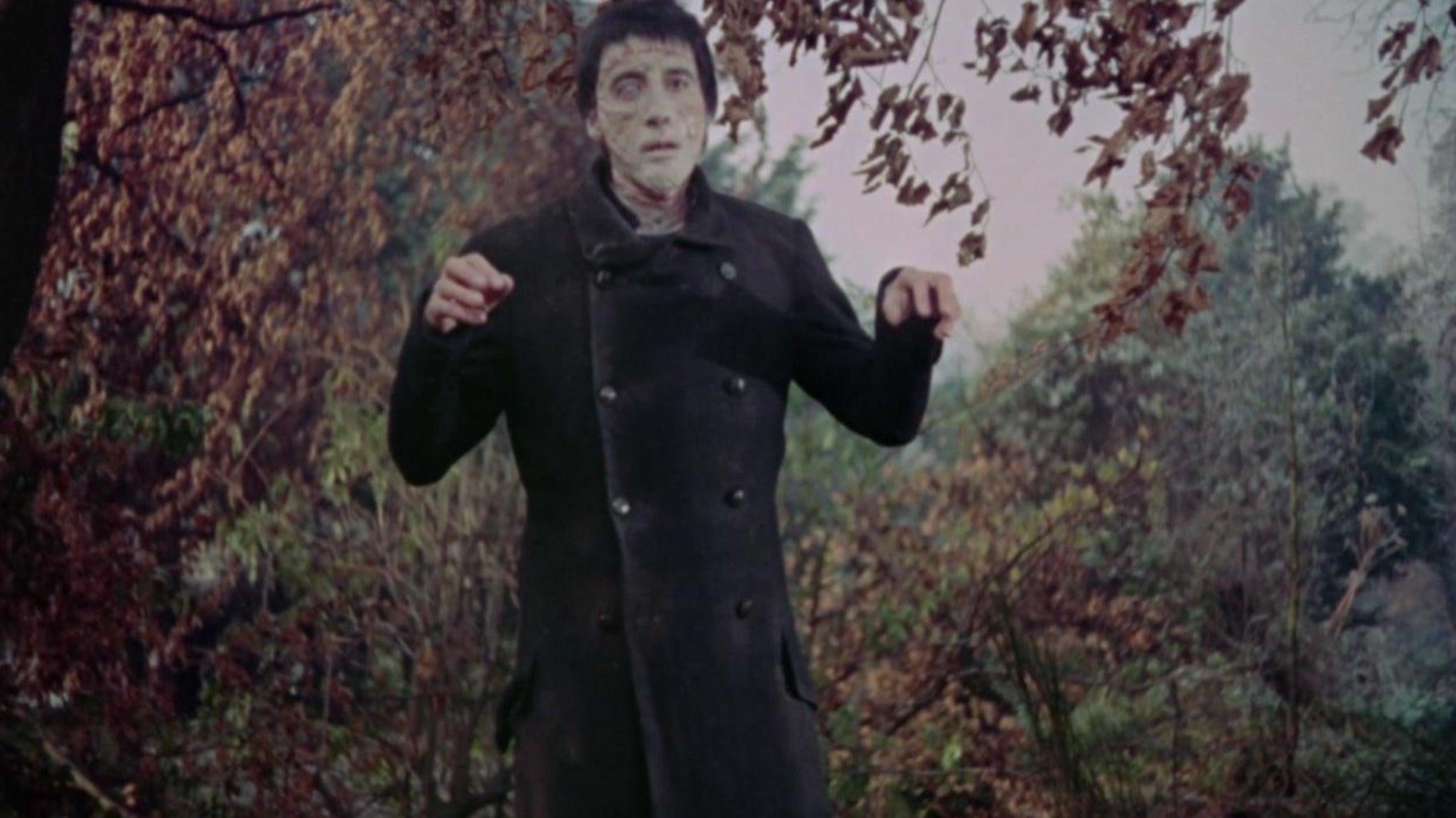Christopher Lee as Frankenstein.