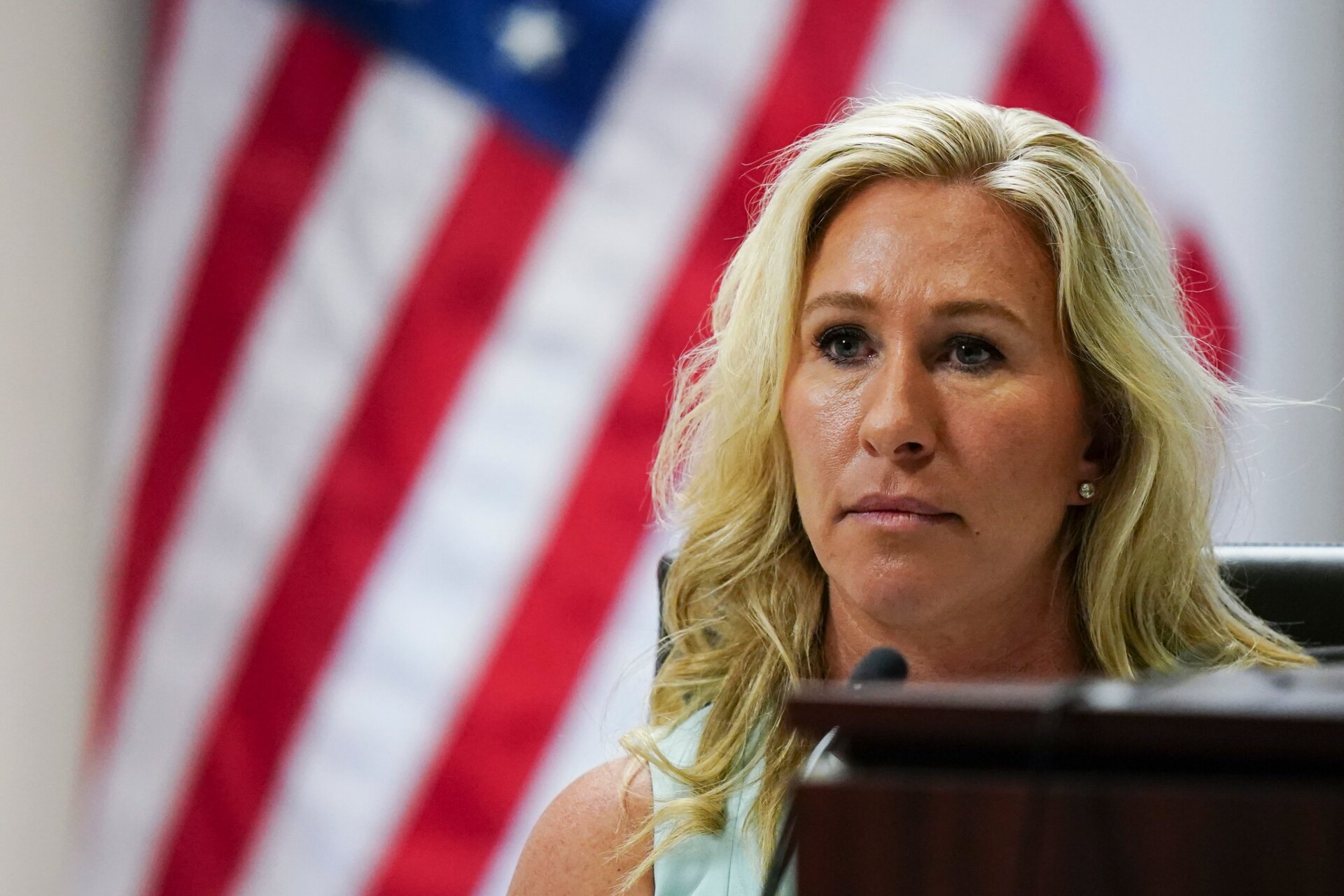 Greene appeared in court today to testify against her involvement in the January 6 attack on the U.S. Capitol.