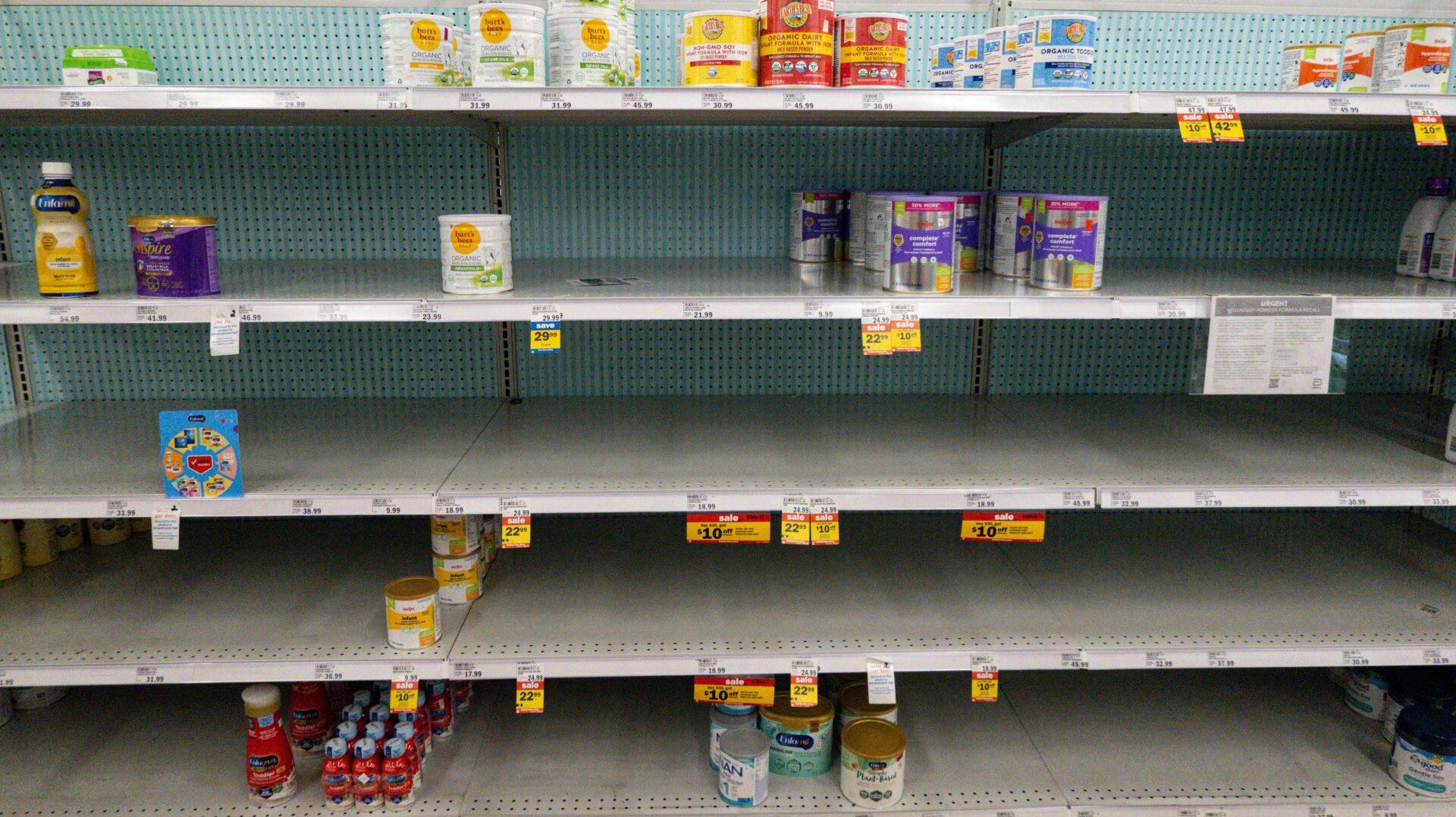 Grocery stores are implementing new restrictions on baby formula purchases due to a shortage of supply.