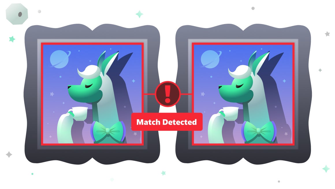 DeviantArt Protect can alert users when their art has been re-uploaded to DeviantArt or a public blockchain.