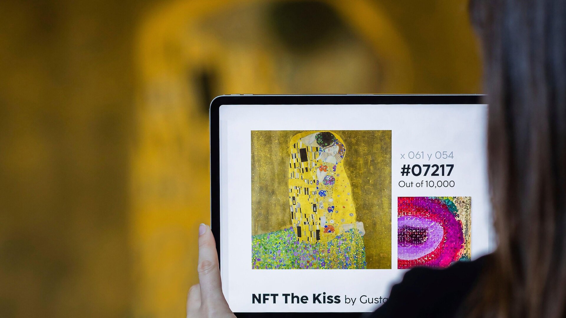 Austria’s Belvedere Museum released a limited edition NFT of Gustav Klimt’s ‘The Kiss.’