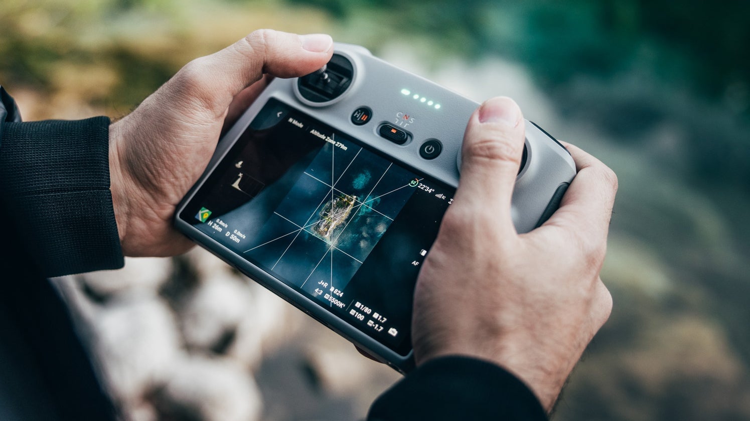 DJI is also introducing a new remote controller alongside the Mini 3 Pro, the DJI RC which features a 5.5-inch touchscreen built right in.