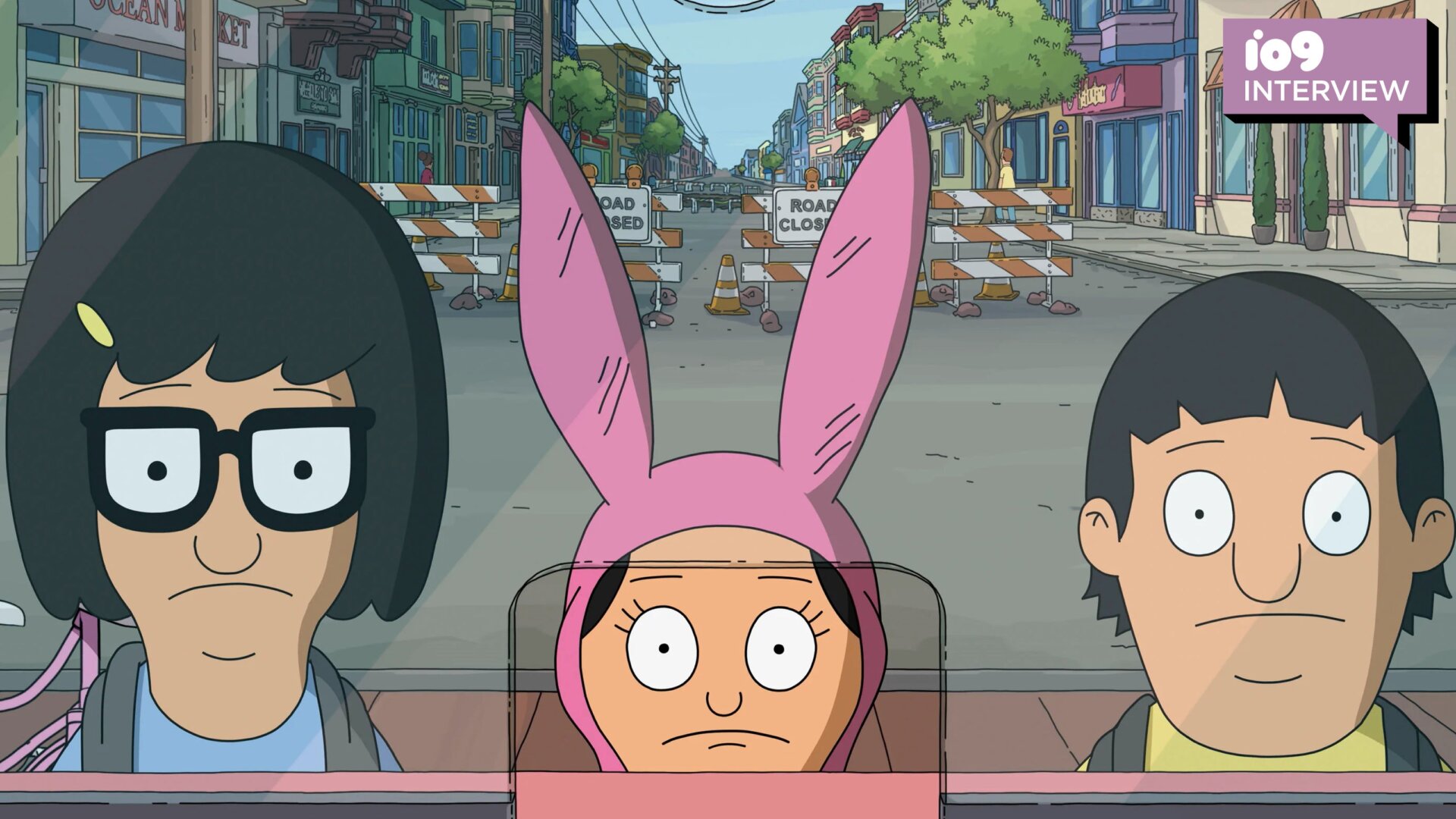 Tina, Louise, and Gene Belcher in The Bob’s Burgers Movie.