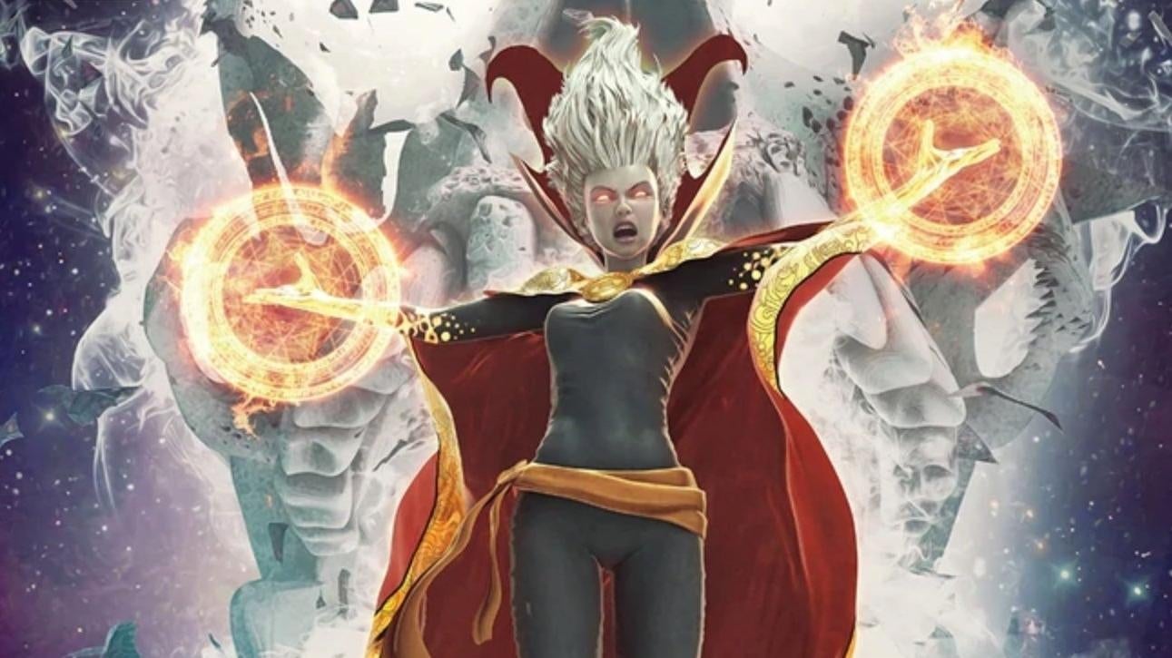 Clea on the cover of Strange Vol. 3 #1, drawn by Björn Barends.