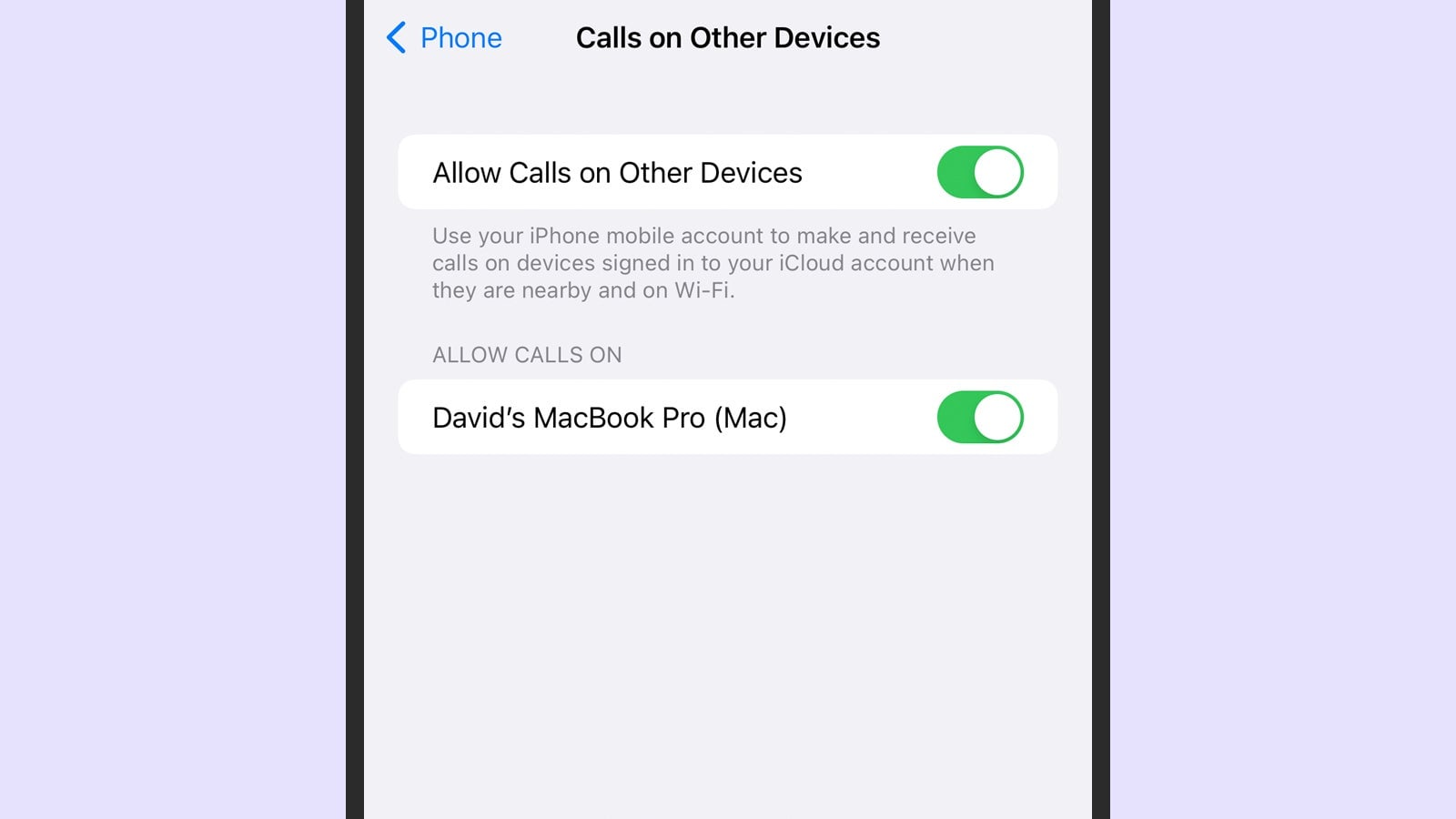 iPhone calls can be picked up on macOS