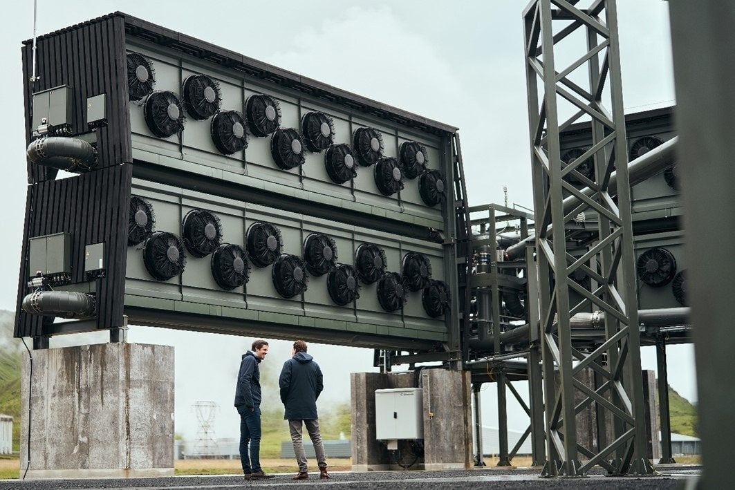 This is what Climework’s direct air capture and storage plant looks like in Iceland. Large-scale carbon dioxide inhaling machines are part of Biden’s climate change mitigation plan.