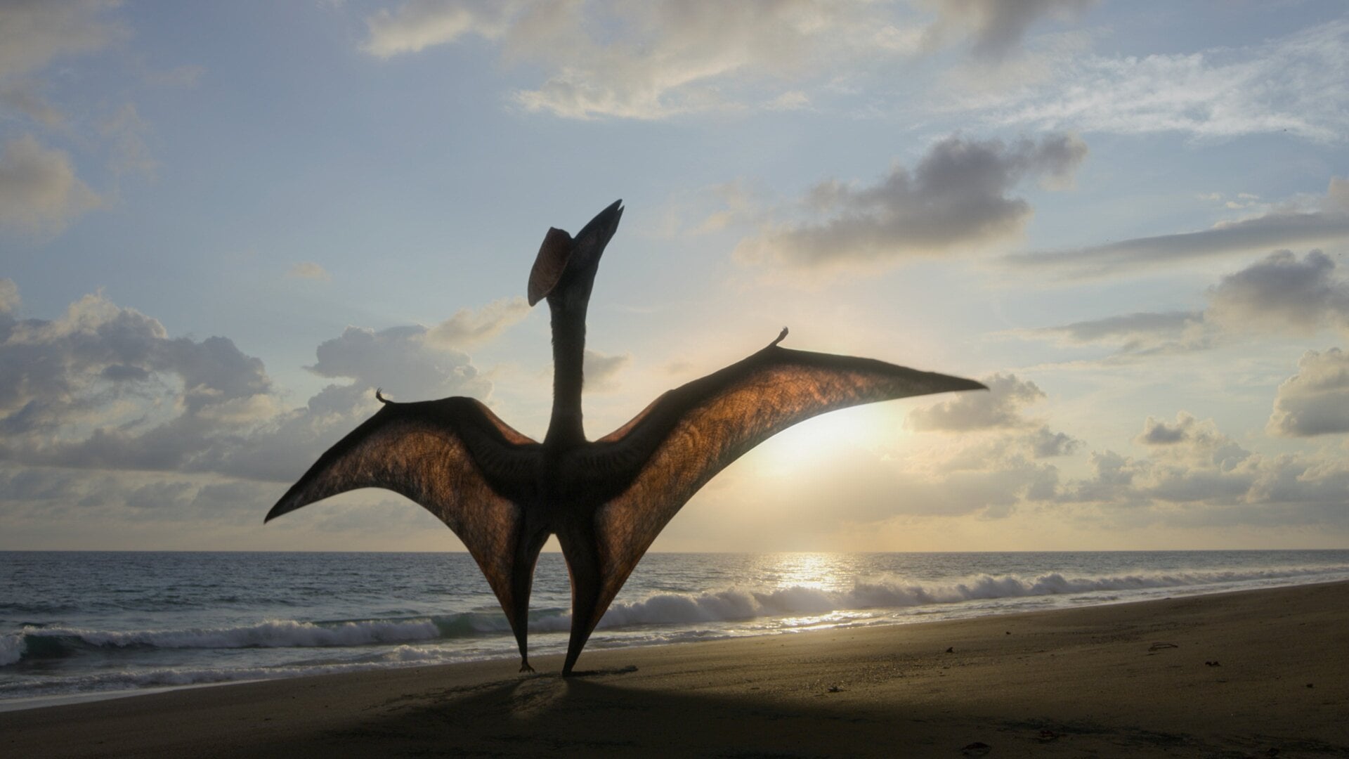 A Hatzegopteryx, as shown in “Prehistoric Planet.”