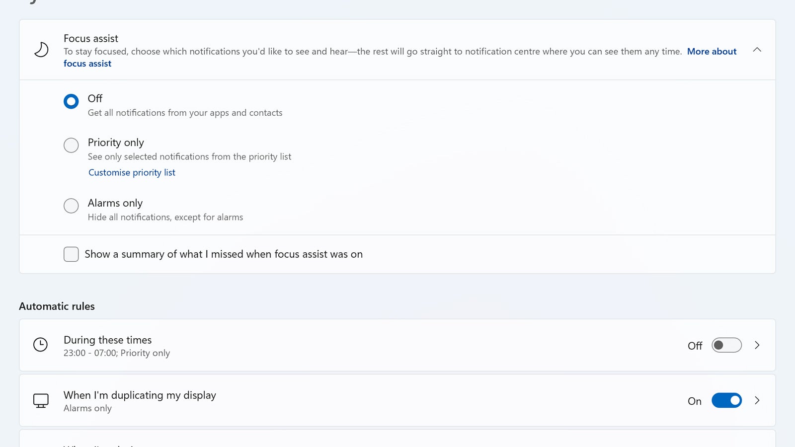 Screenshot: Windows 11