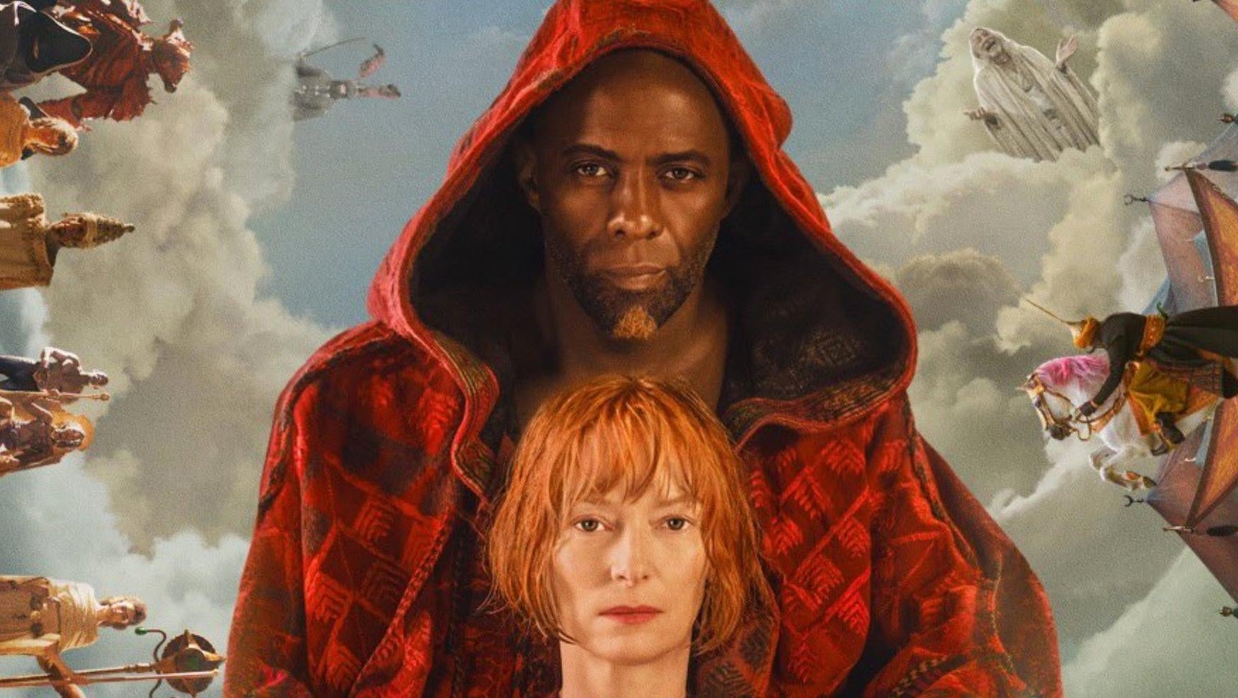 Idris Elba and Tilda Swinton in Three Thousand Years of Longing.