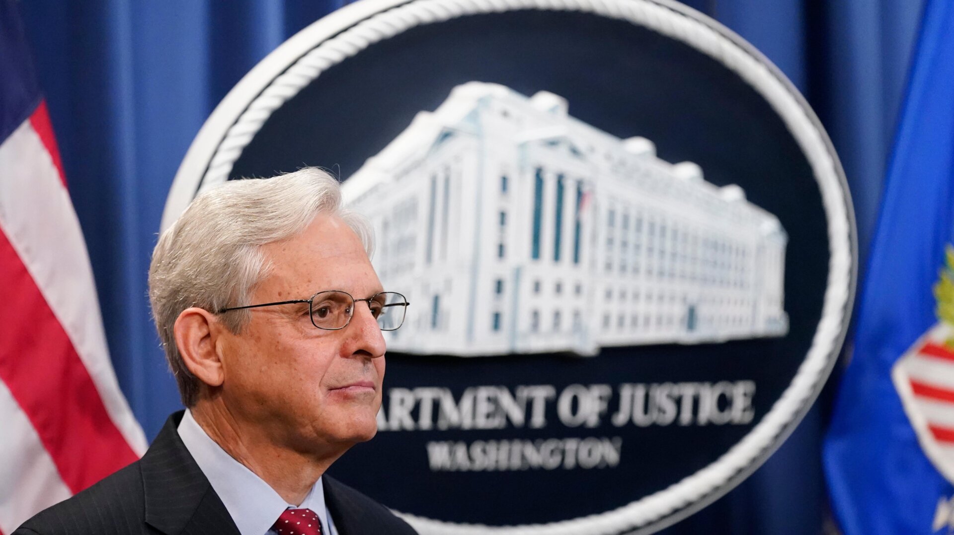 Attorney General Merrick Garland announcing the Department of Justice’s environmental justice efforts.
