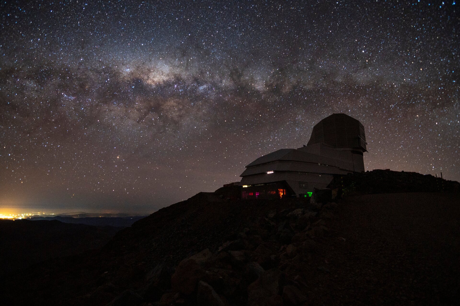 The Rubin Observatory in Chile.