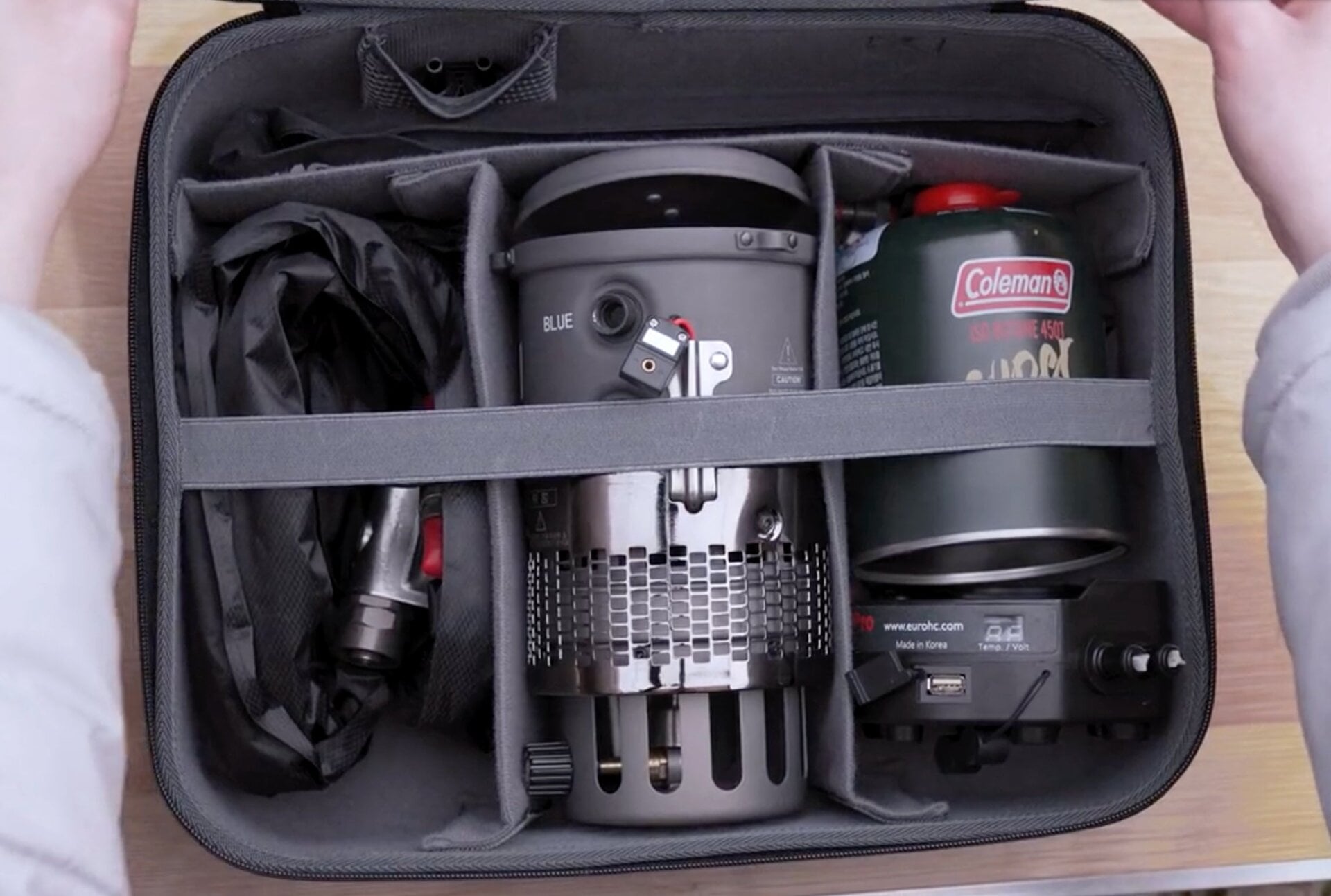 The BLACKCAN Ⅱ Pro packs up into its own carrying case, but you probably won’t have room for it if you’re limited to what you can squeeze into a backpack.