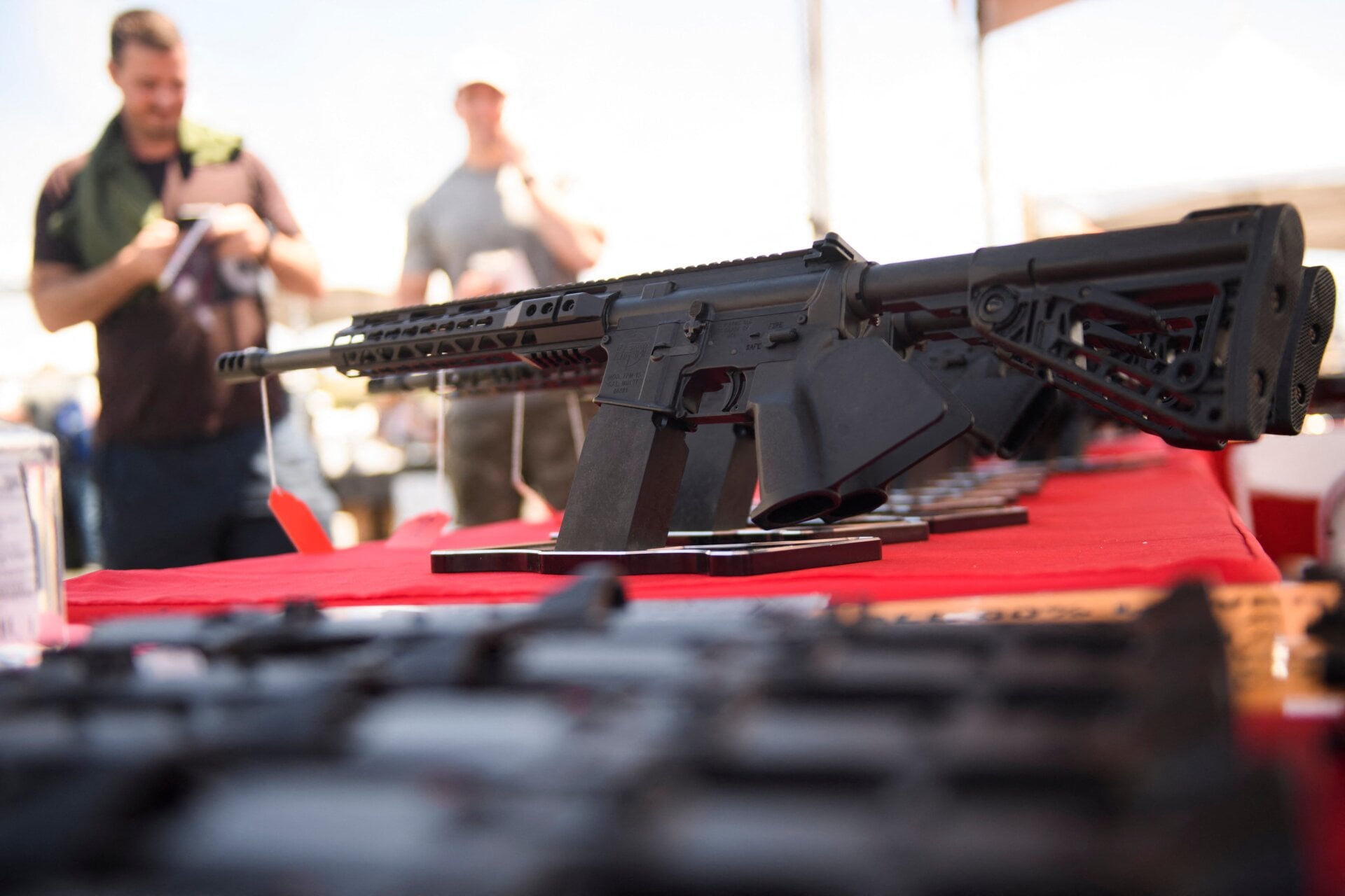 Gun shows are still allowed to advertise on Facebook, according to the site’s guidelines.