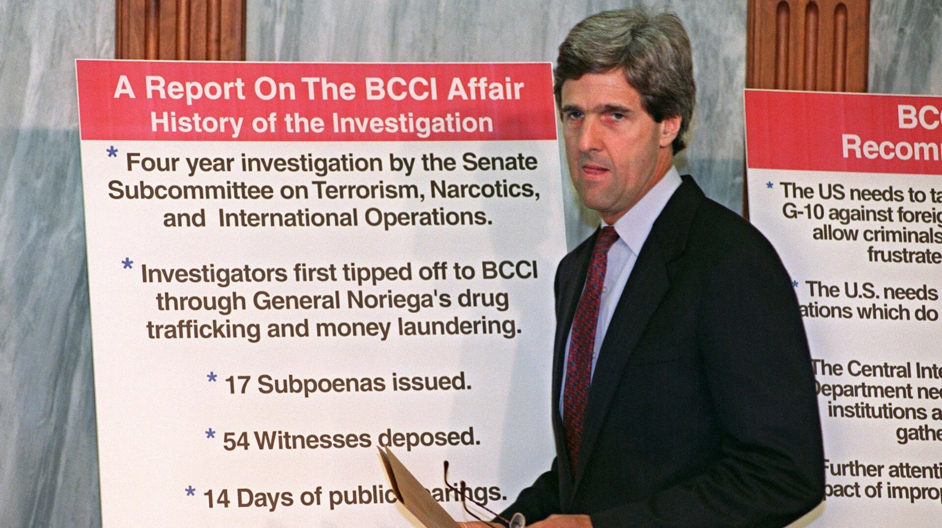 Enjoy this great picture of John Kerry, who formerly chaired the Kerry Commission into claims of government-related drug smuggling. 