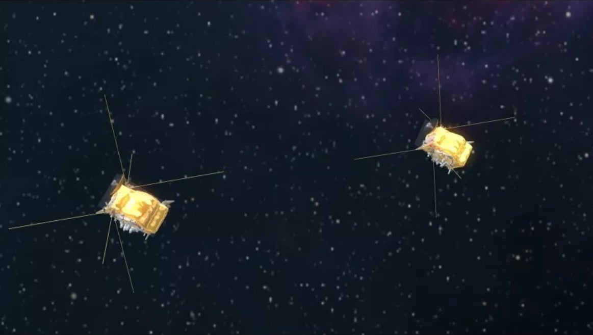 Artist’s depiction of Longjiang-1 and -2.