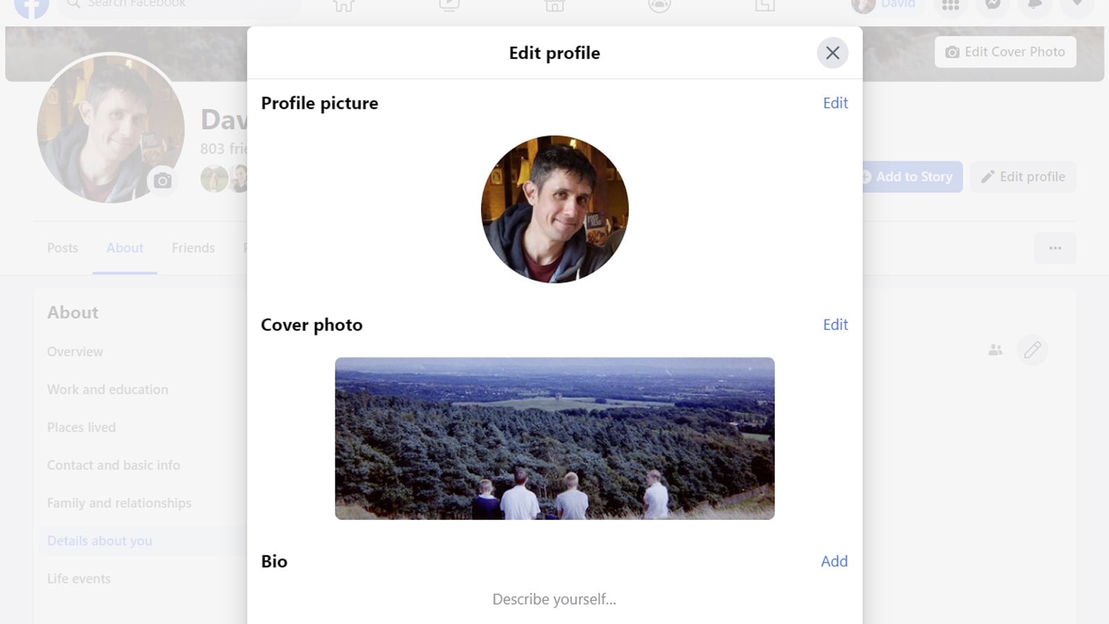 Screenshot: Facebook