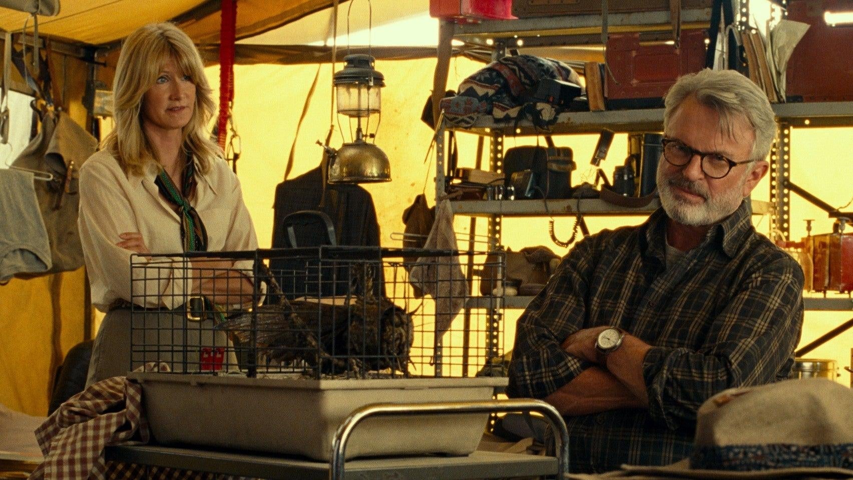 Neill and Dern in the new film.
