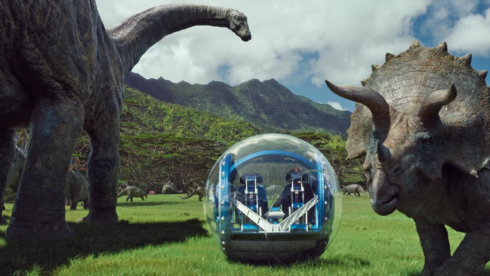 The Gyrosphere scene is the movie in a nut shell. 