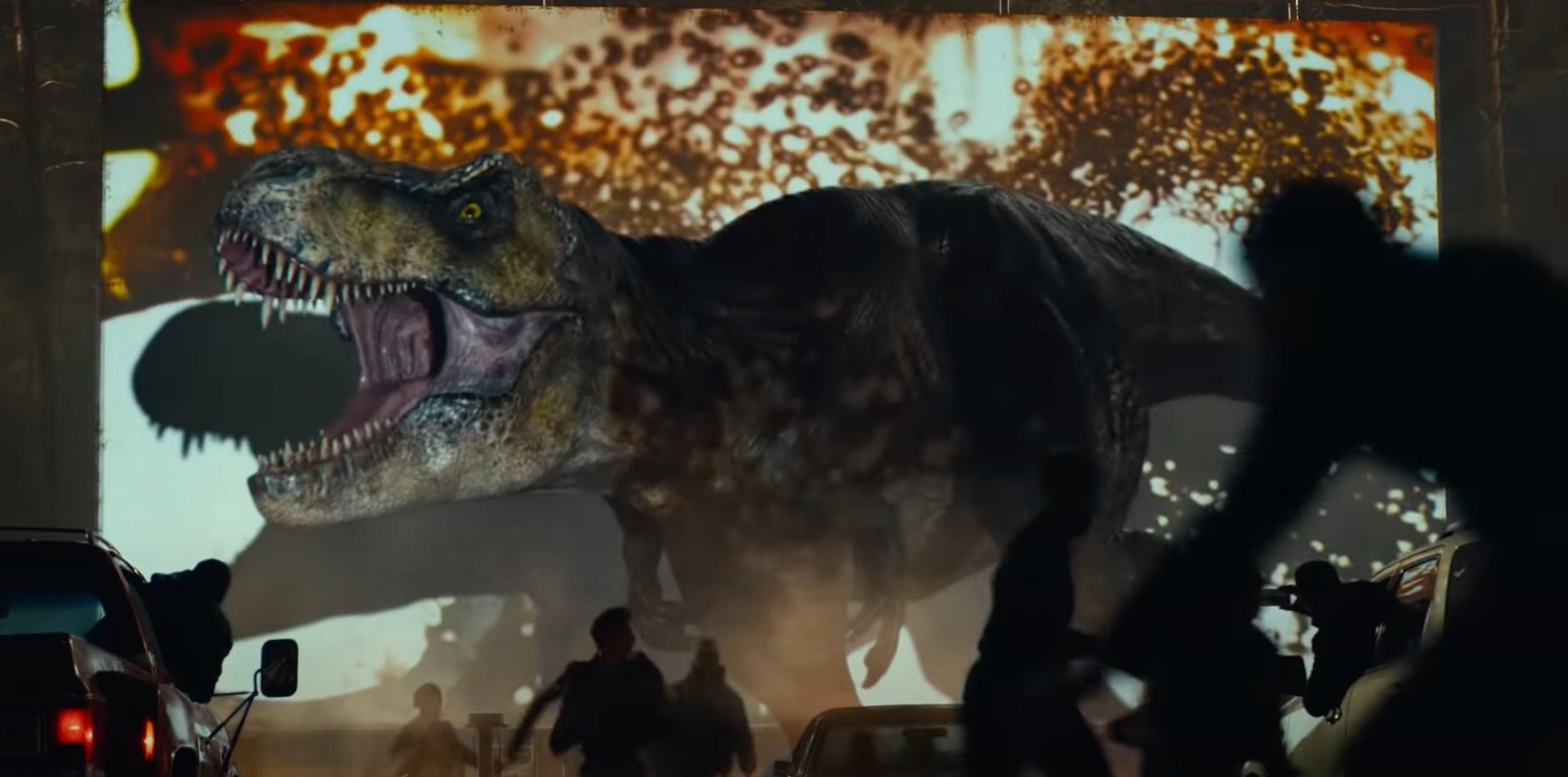 You see this on TV, but not in theaters. 