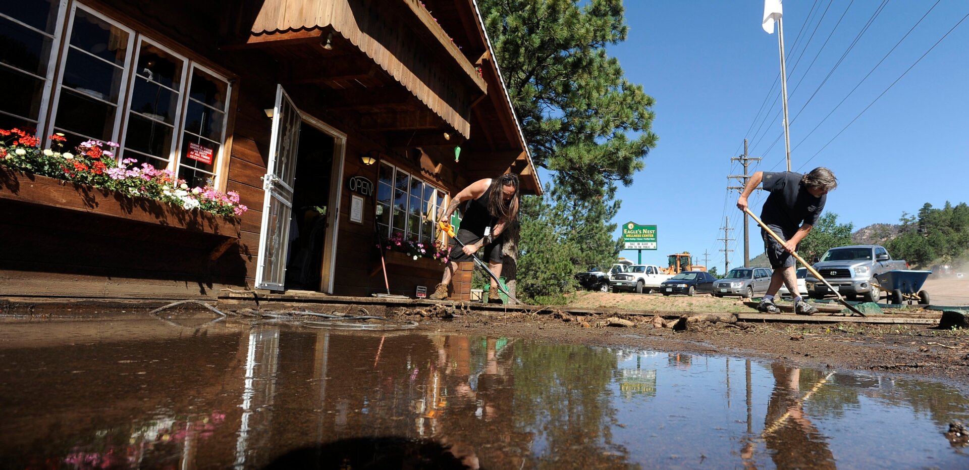 In Cascade, Colorado flooding followed the 2012 Waldo Canyon Fire. 