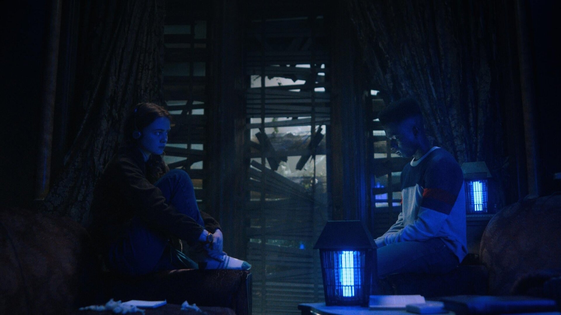 Max and Lucas hunting Vecna.